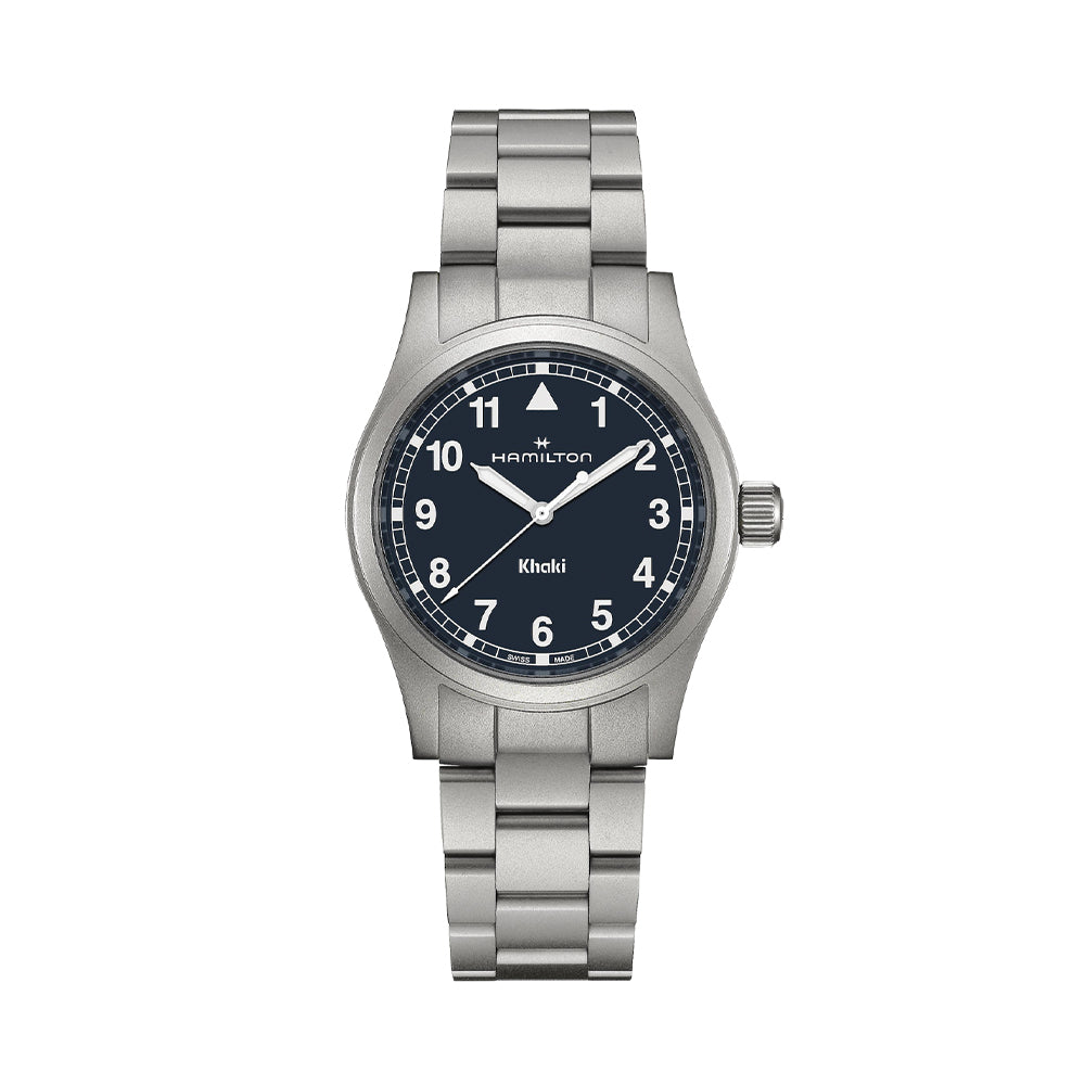 Khaki Field Quartz 38mm - Blue on Bracelet