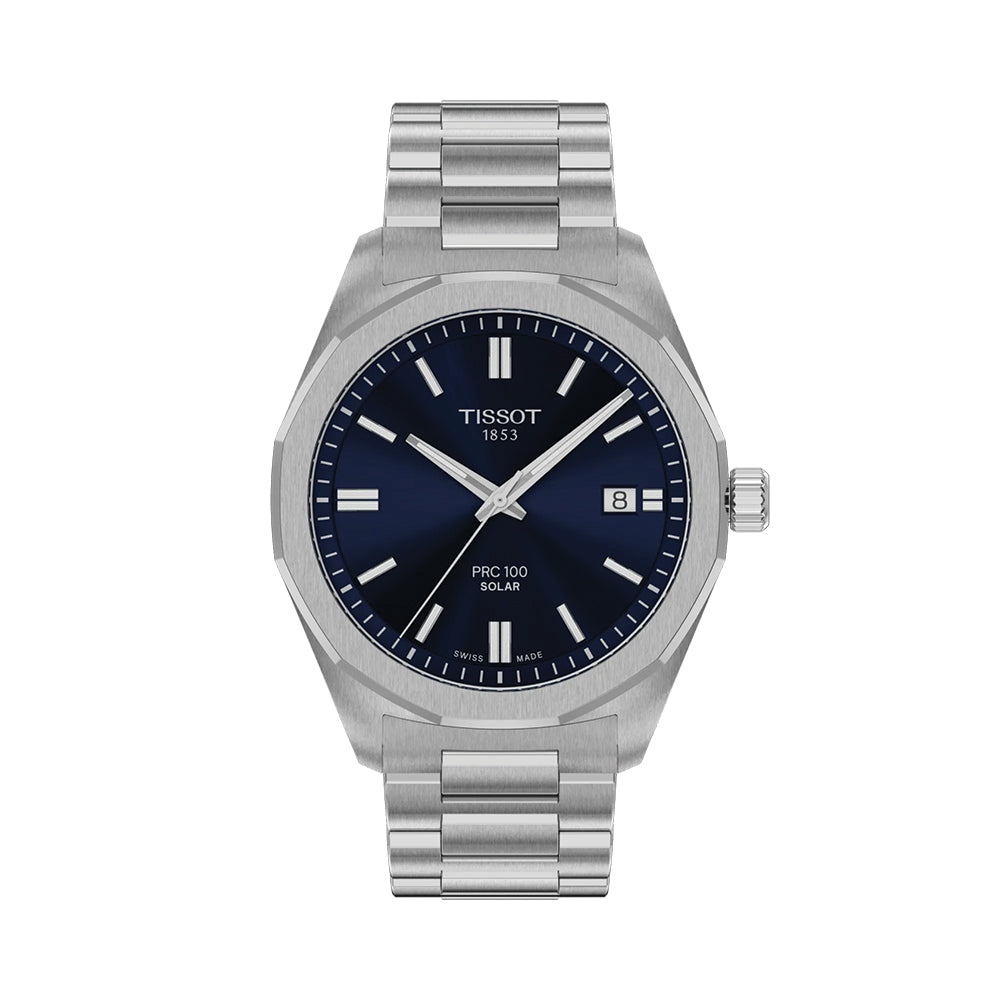 PRC 100 Solar Quartz 39mm - Blue on Bracelet