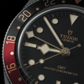 Black Bay 58 GMT 39mm - Black, Burgundy Bezel on 3-Link Bracelet