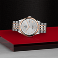 1926 Rose Gold Two-Tone 39mm - Silver, Diamond-Set on Bracelet