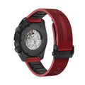 Air Pro 43mm - Black on Red Rubber Strap