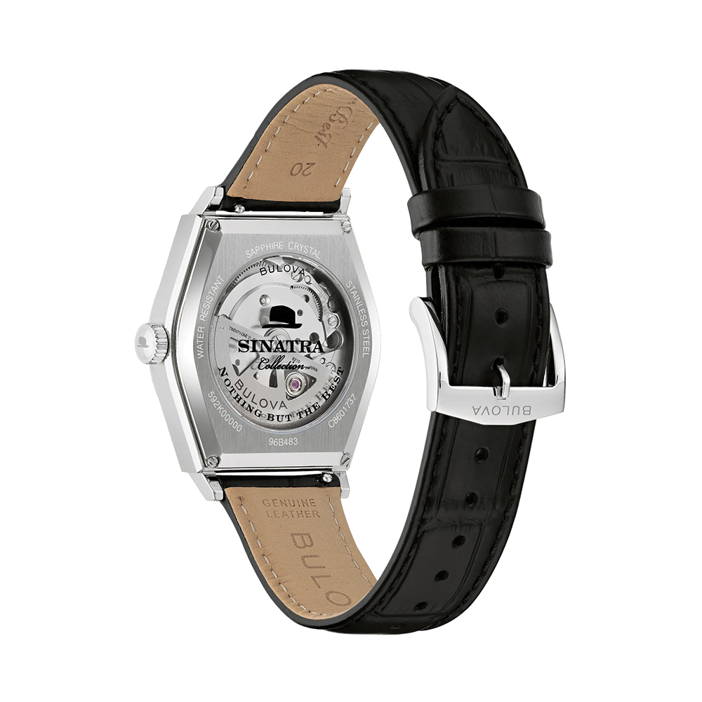Frank Sinatra Nothing But The Best 37mm - Beige on Leather Strap