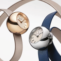 Ladybird Lady B Red Gold 19mm - Opaline on Taupe Leather Strap