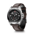 Journey 1884 Quartz 43mm - Black on Leather Strap w/ Extra Rubber Strap