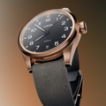 ProPilot Date Bronze 41mm - Black on Leather Strap