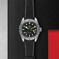 Black Bay Pro 39mm - Black on Hybrid Rubber/Leather Strap