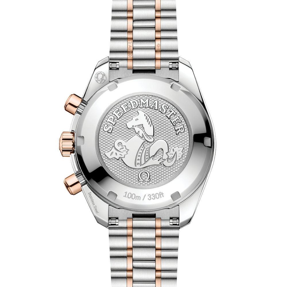 Speedmaster Chronograph Two-Tone 18K Sedna™ Gold and Steel 38mm - Ivory on Bracelet