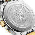 Conquest Quartz Yellow PVD Two-Tone 34mm - White on Bracelet