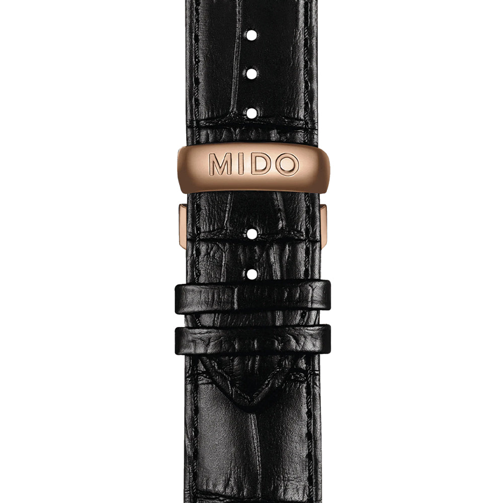 Commander Big Date 42mm - Black on Leather Strap