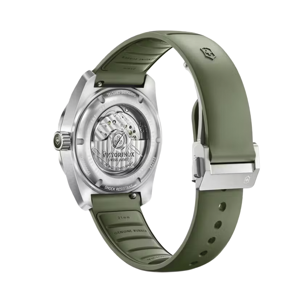 Concept One Automatic 39mm - Green on Rubber Strap