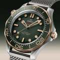 Seamaster Diver 300M Titanium and Bronze Gold 42mm - Green on Bracelet