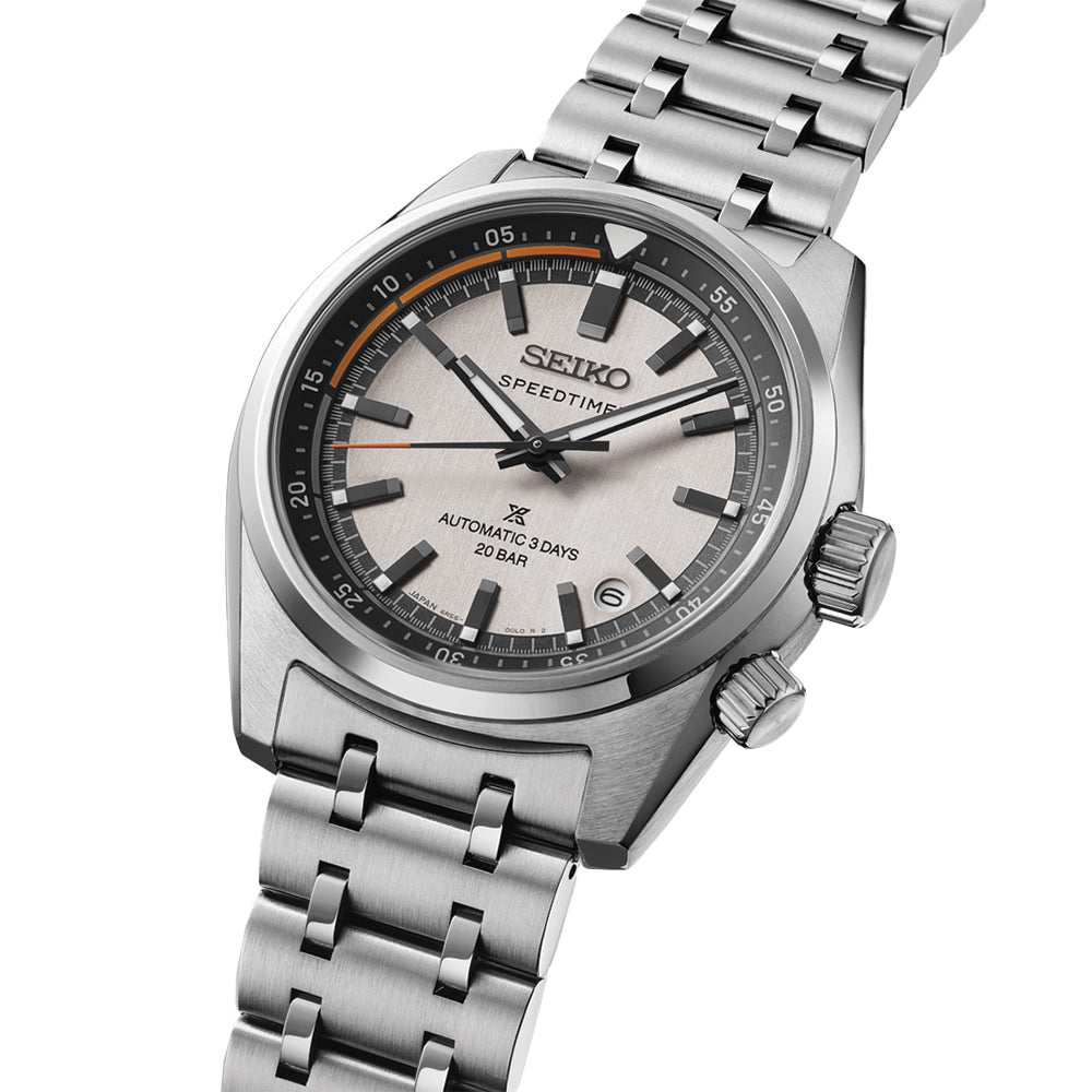 SPB513 Prospex Speedtimer 39.5mm - White on Bracelet