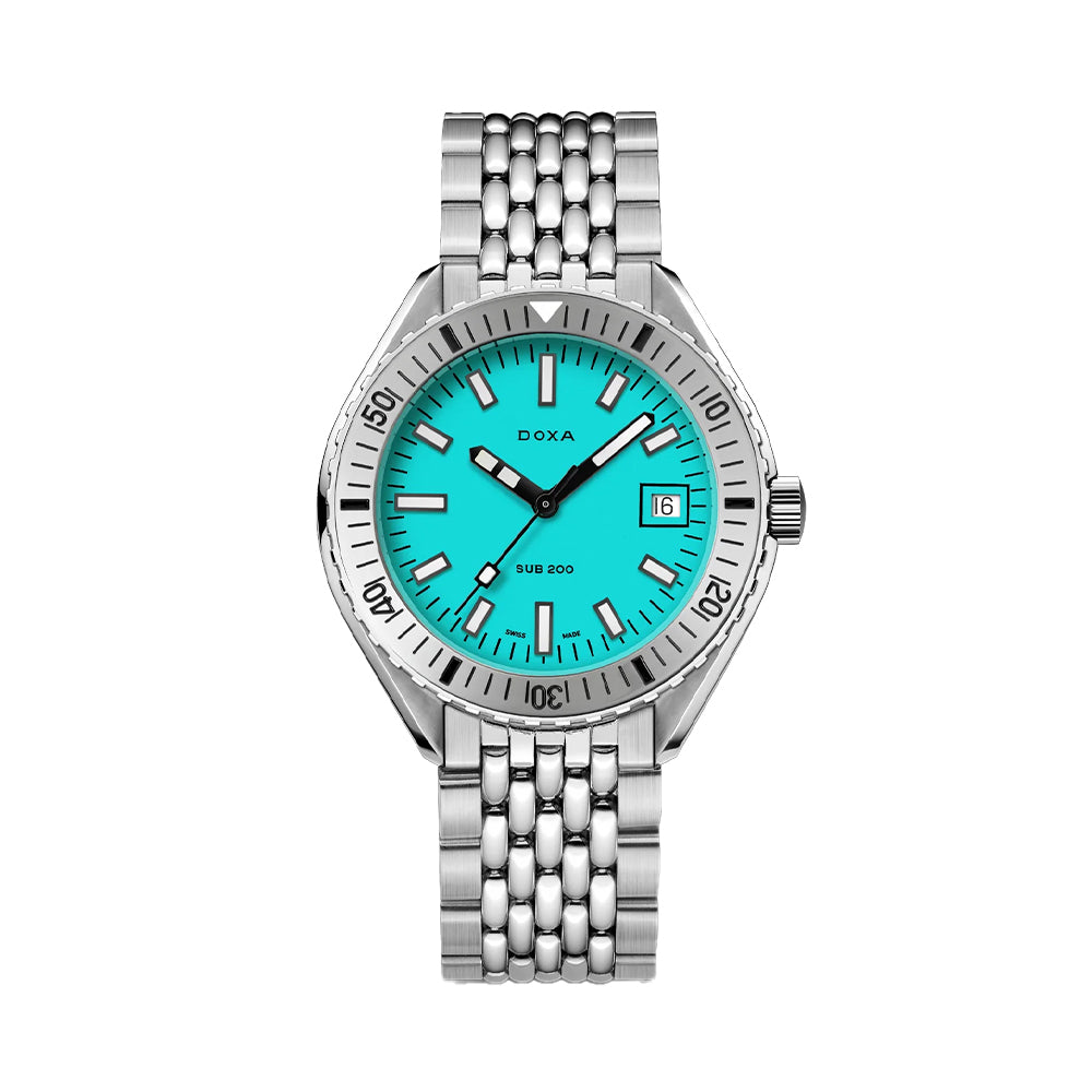 SUB 200 Aquamarine 42mm - Aquamarine on Bracelet