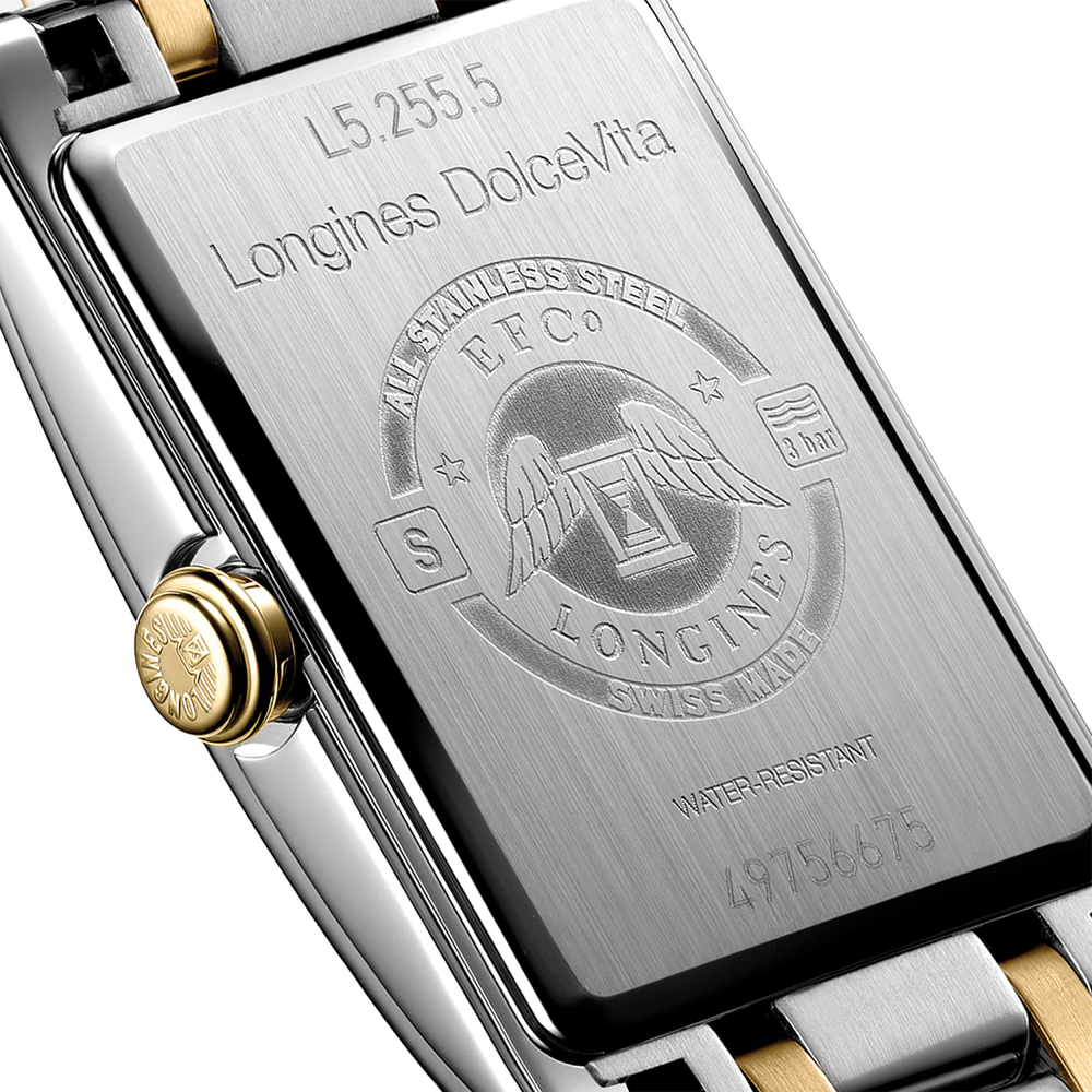 DolceVita Quartz 18K Yellow Gold Two-Tone 32mm - Silver on Bracelet