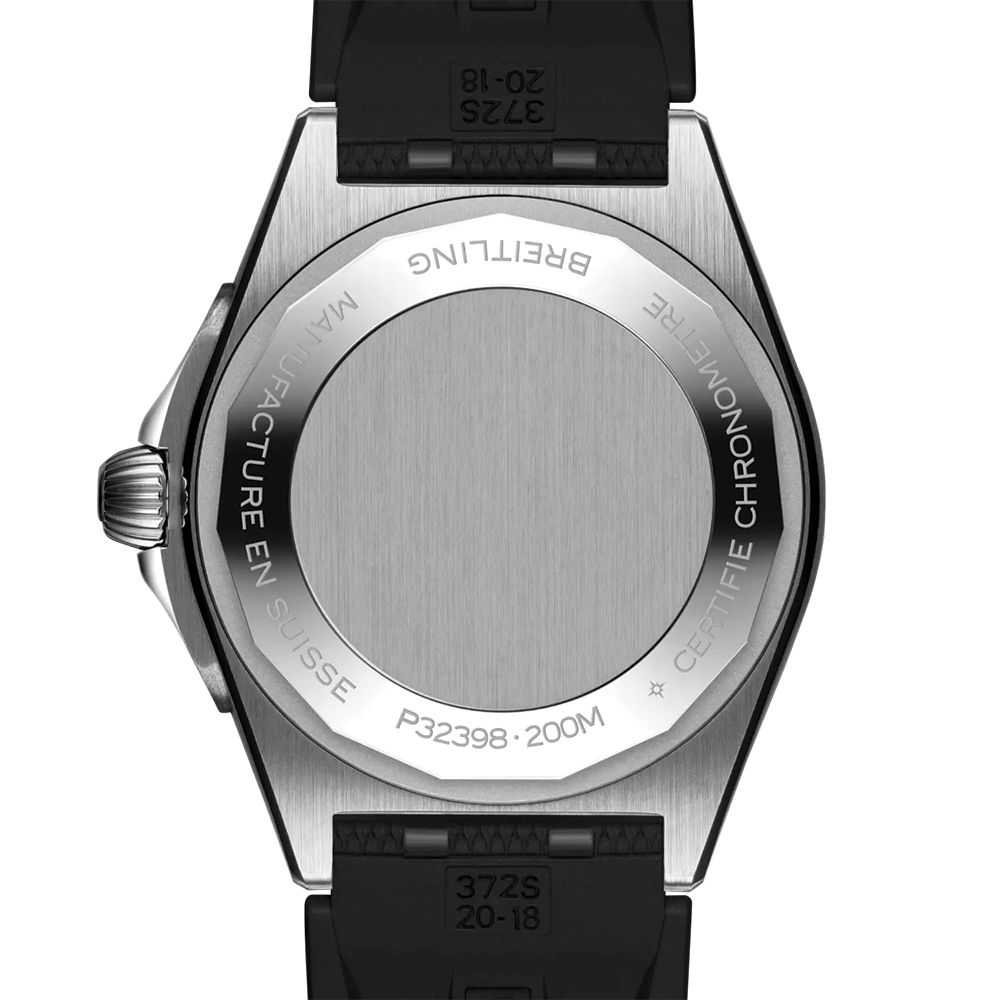 Chronomat Automatic GMT Steel and Platinum 40mm - Blue on Rubber Strap