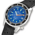 1521 Blue Ray 42mm - Blue on Rubber Strap