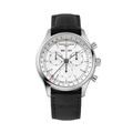 Classics Quartz Chronograph Triple Calendar 40mm - White on Leather Strap