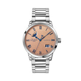 Senator Excellence Panorama Date Moon Phase 40mm - Frosted Copper on Bracelet
