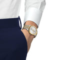 Classic Dream Two-Tone Yellow Gold PVD 40mm - Silver on Bracelet