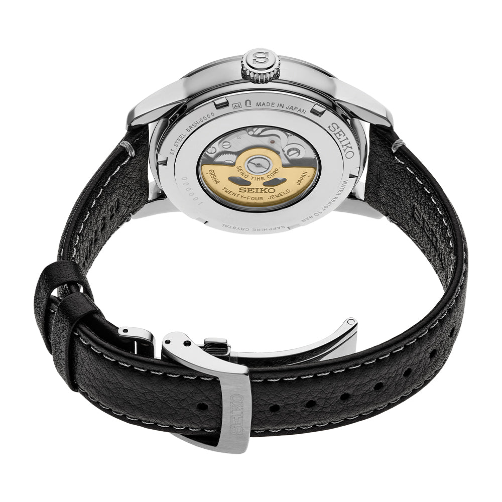SPB495 Presage 40.2mm - White on Leather Strap