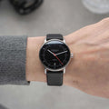 Naos Automatic 38mm - Black on Leather Strap