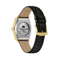 Frank Sinatra Nothing But The Best Gold-Tone 37mm - Silver on Leather Strap