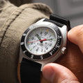 SSNAV-D 41mm - Arctic on Ballistic Nylon Strap
