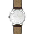 Classics Moneta Moonphase 37mm - Silver on Leather Strap