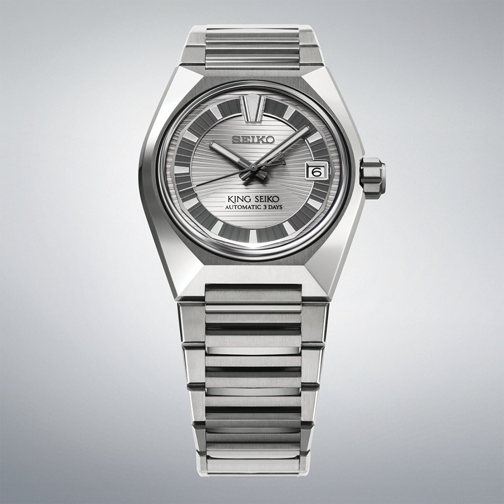 HKF002 King Seiko VANAC 41mm - Silver on Bracelet