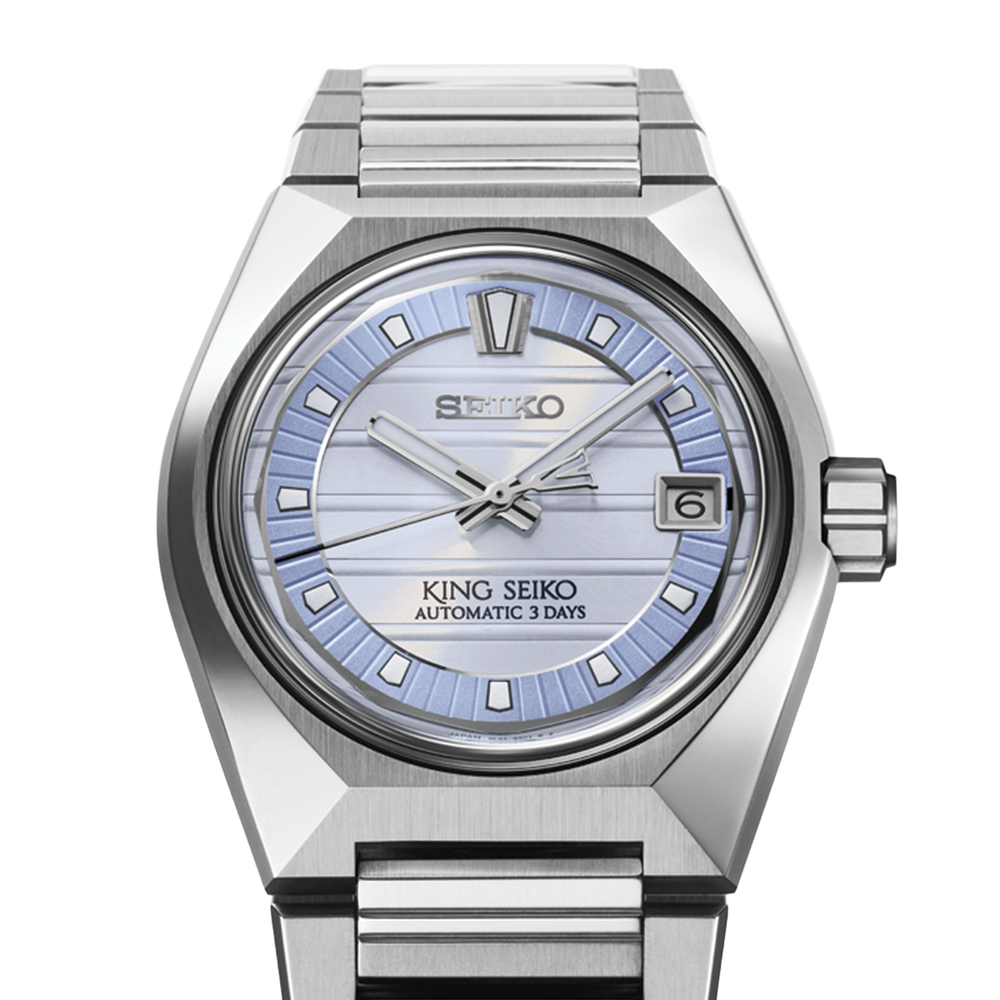 SLA091 King Seiko VANAC 41mm - Silver on Bracelet