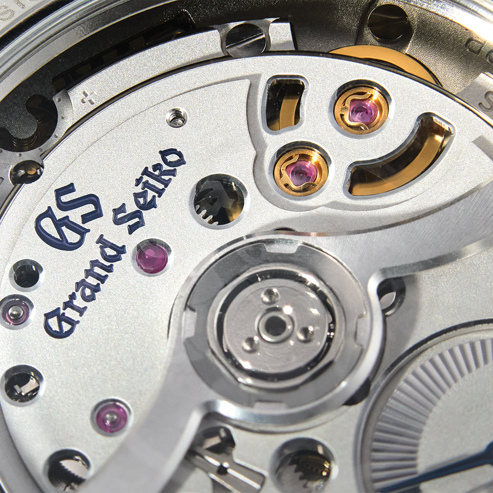 SLGB003 Evolution 9 Spring Drive UFA HI-Ti 37mm - Silver-Blue on Bracelet