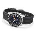 1521 Black Blasted 42mm - Black on Rubber Strap