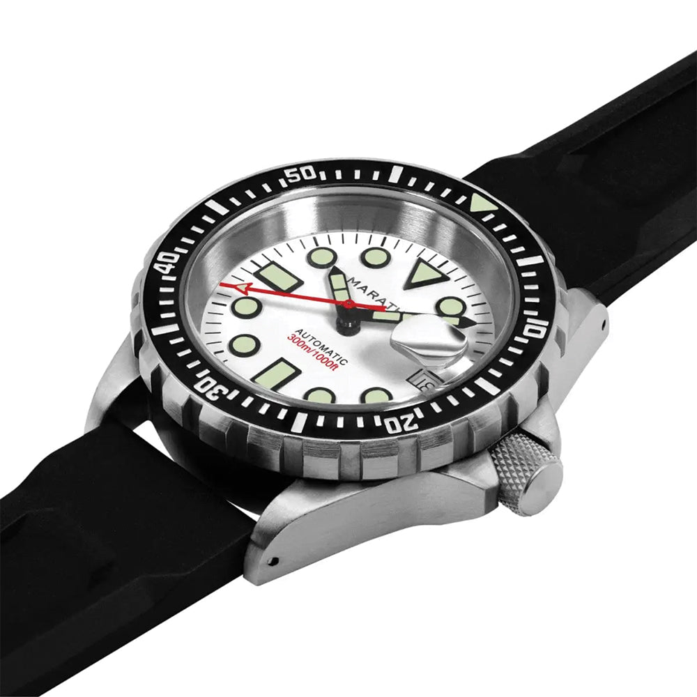 OSAR-D Type I Automatic Arctic Edition 41mm - White on Rubber Strap