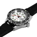 OSAR-D Type I Automatic Arctic Edition 41mm - White on Rubber Strap