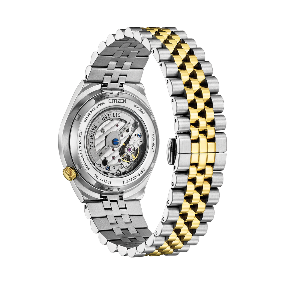 Tsuyosa 60 Automatic Two-Tone 40mm - Green on Bracelet