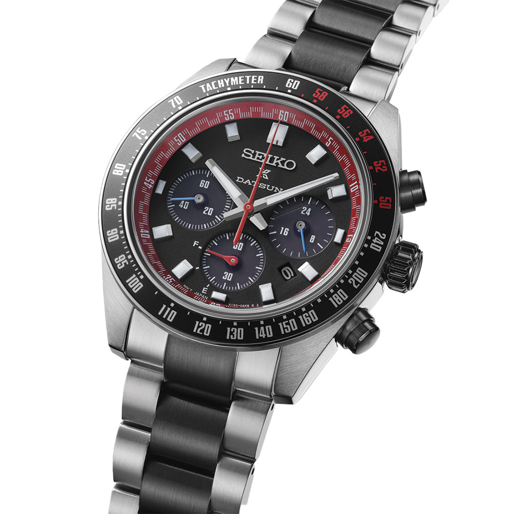 SSC957 Prospex Speedtimer Solar Chronograph Datsun 240Z Limited Edition 41.4mm - Black on Bracelet