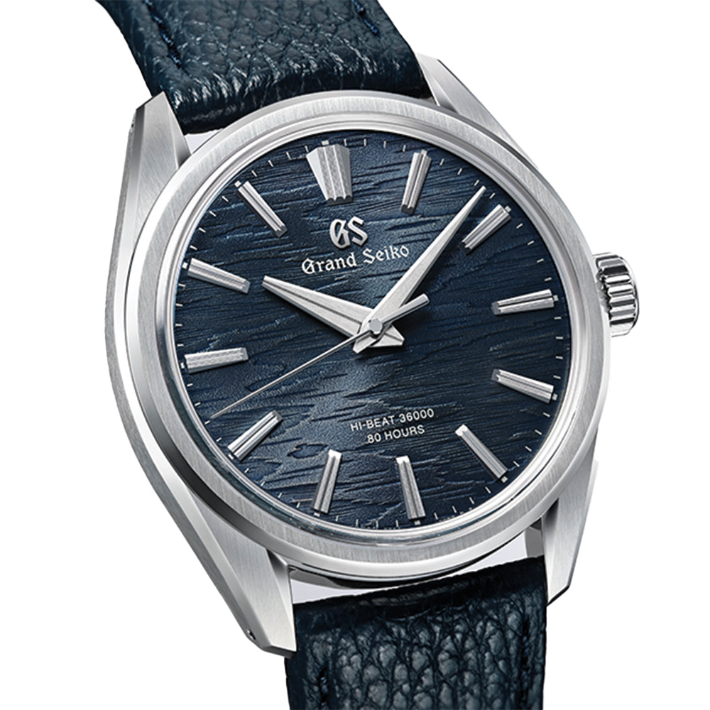 SLGW007 Evolution 9 Manual-winding Mechanical Hi-Beat 36000 80 Hours 38.6mm - Blue on Leather Strap