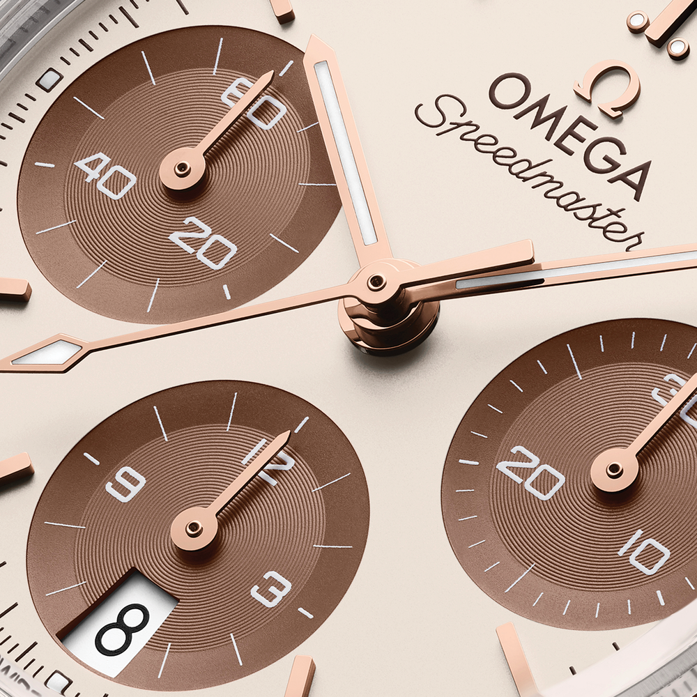 Speedmaster Chronograph Two-Tone 18K Sedna™ Gold and Steel 38mm - Ivory on Bracelet