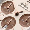 Speedmaster Chronograph Two-Tone 18K Sedna™ Gold and Steel 38mm - Ivory on Bracelet
