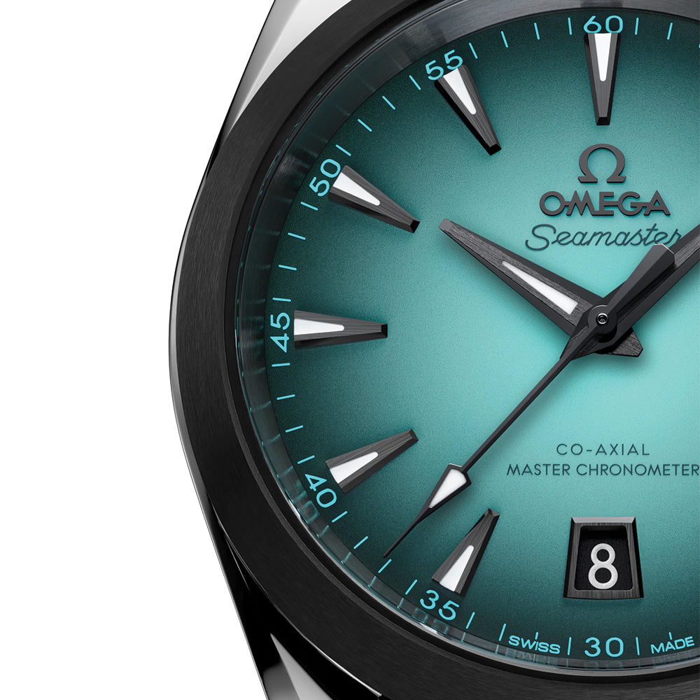 Seamaster Aqua Terra 150M Co-Axial Master Chronometer 38mm - Turquoise on Rubber Strap
