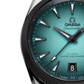 Seamaster Aqua Terra 150M Co-Axial Master Chronometer 38mm - Turquoise on Rubber Strap