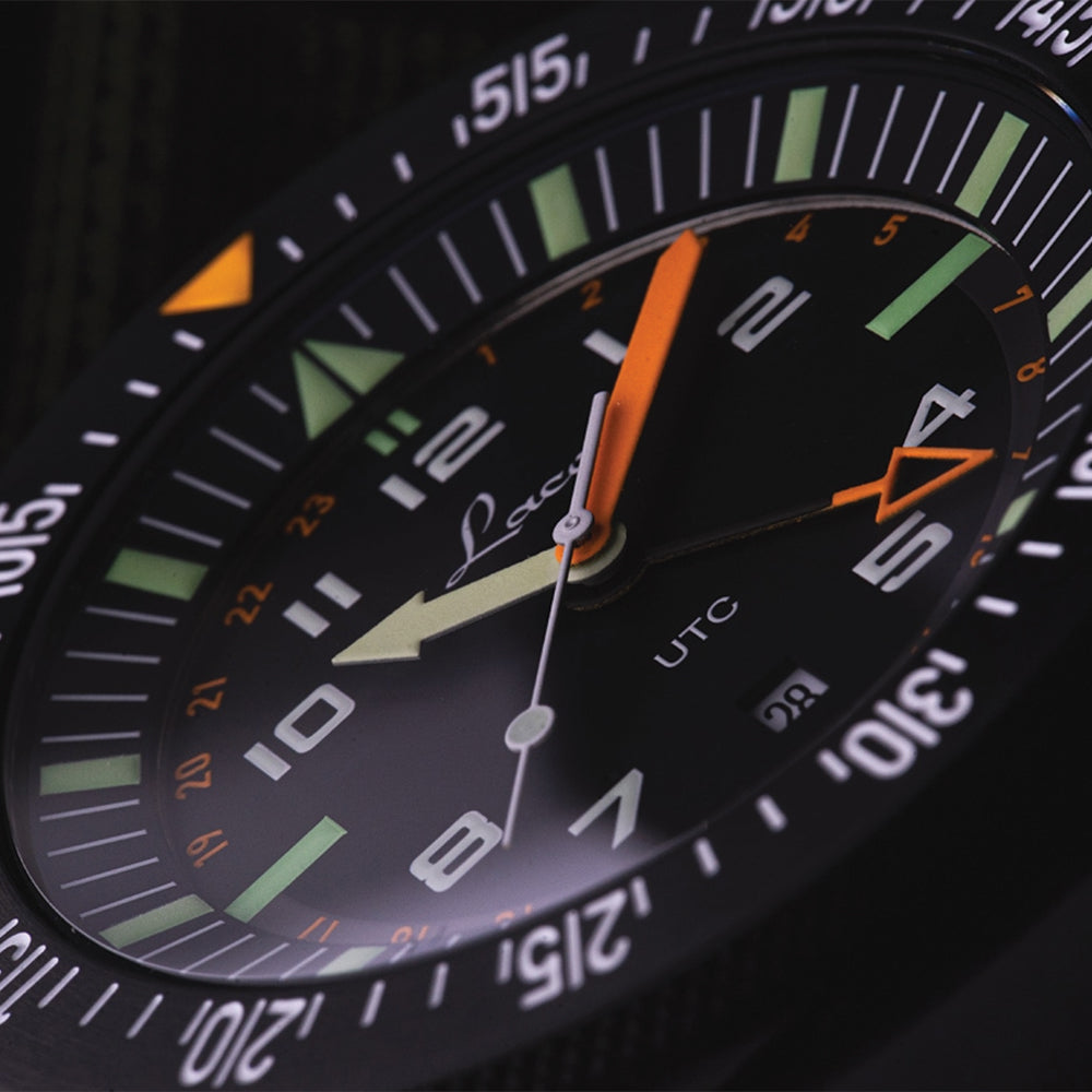 Squad Atacama UTC Quartz 46mm - Black on Rubber Strap