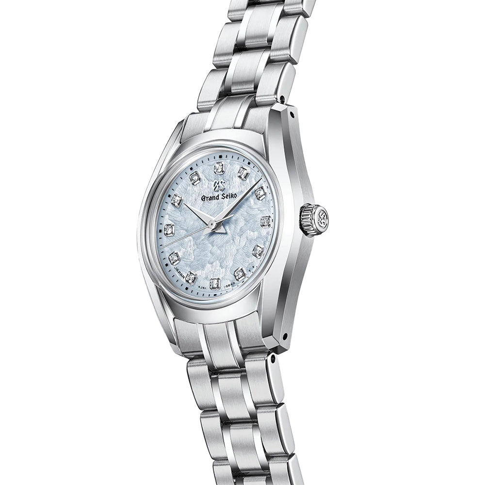 STGF389 “Spring Breeze” Ladies Heritage with Diamonds 26mm - Blue on Bracelet