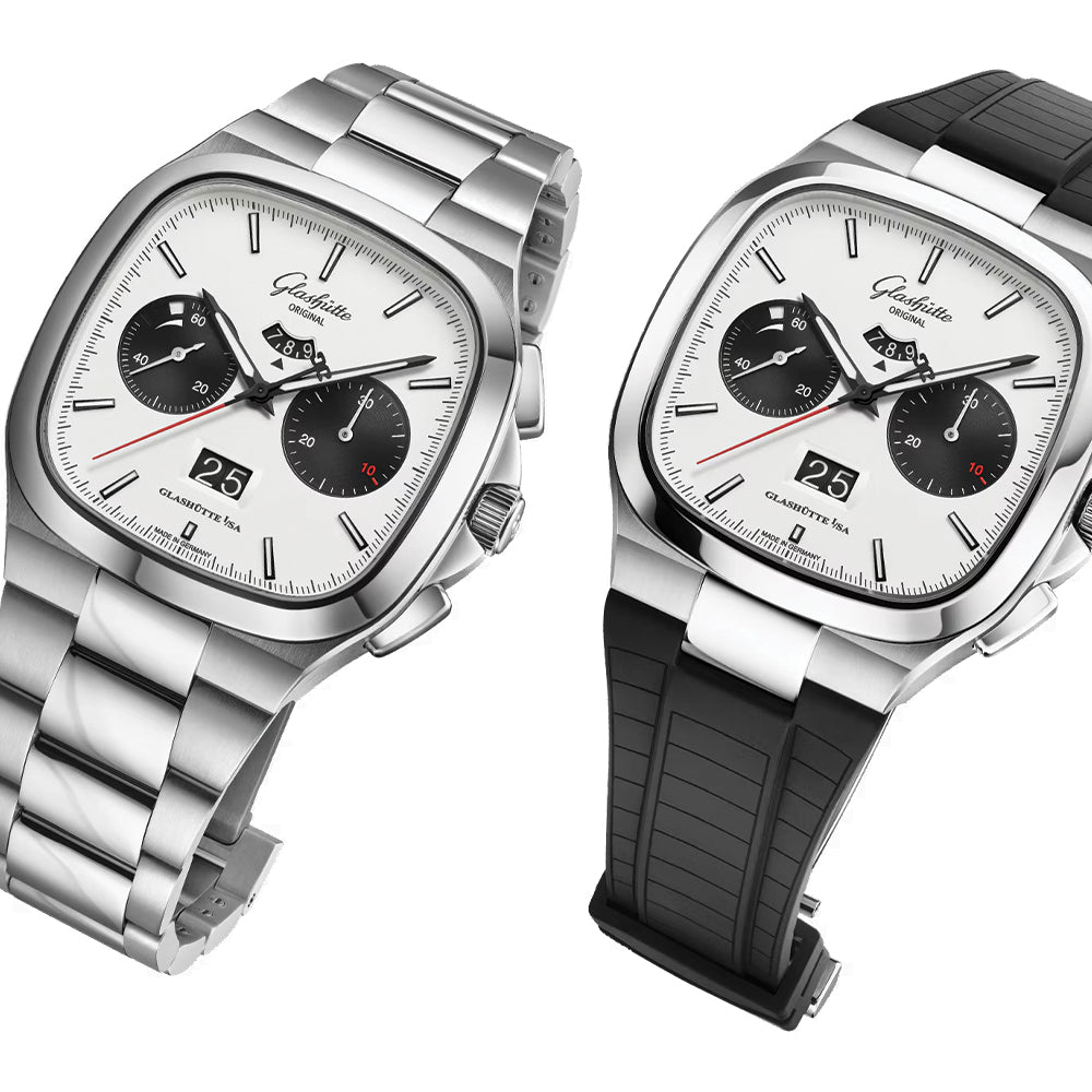 Seventies ‘X’ Chronograph North America Limited Edition 40mm - White on Bracelet and Rubber Strap