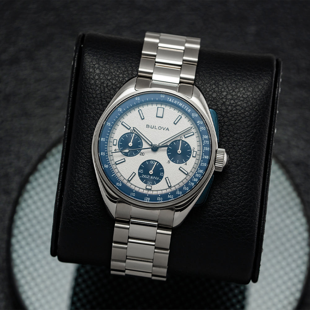 Lunar Pilot 43.5mm - Blue and Silver on Bracelet