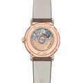 Villeret Calendar Moonphase Red Gold 29.2mm - Opaline Ivory on Leather Strap