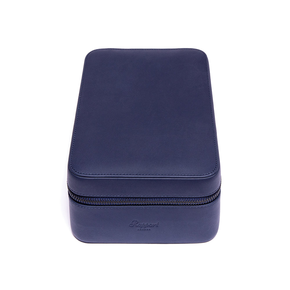 Hyde Park Four Zip Case - Navy