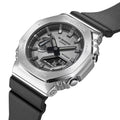 GM2100-1A 44.4mm - Grey on Rubber Strap