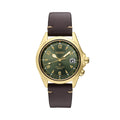 SPB210 Prospex Alpinist Automatic Gold 39.5mm - Green on Leather Strap