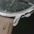 Meister Chronoscope Day Date English 40mm - Green on Leather Strap
